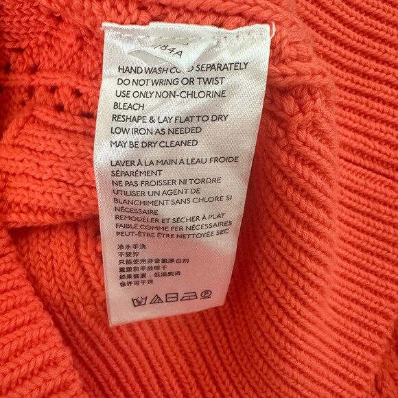 Free People Olive You Cardigan XS Coral Pink | Wrap Surplice Knit NWT No Tags - Picture 9 of 9